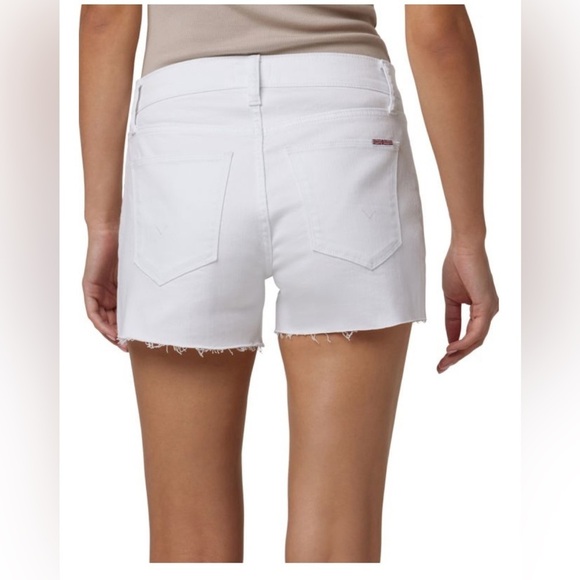 HUDSON
Gracie Mid-Rise Raw-Edge Shorts - Picture 2 of 8